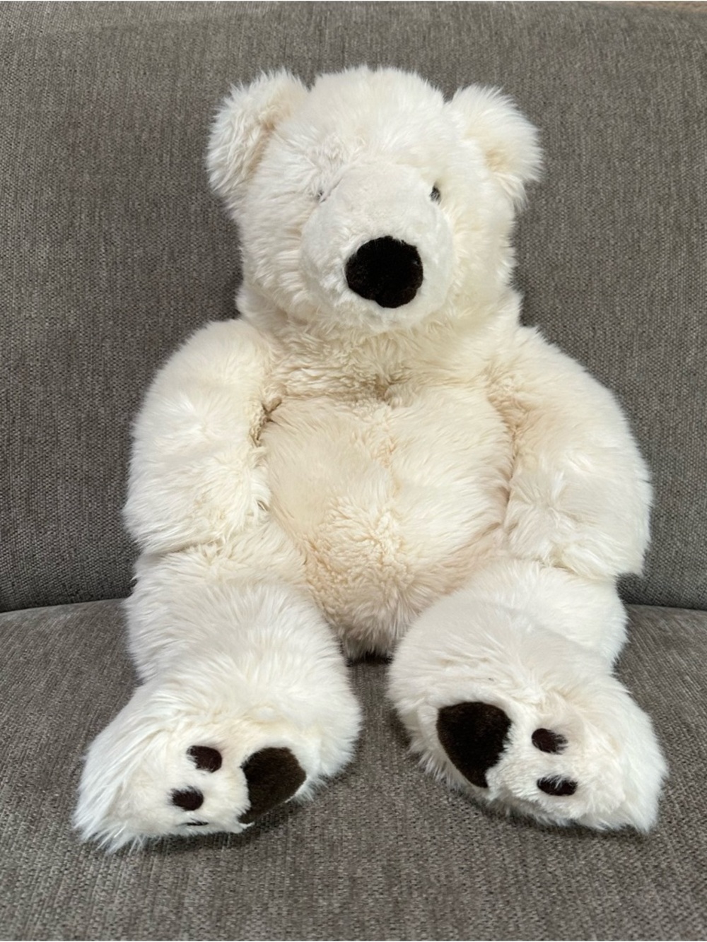 Creamsicle Russ Berrie stuffed polar bear plush cuddle collectible